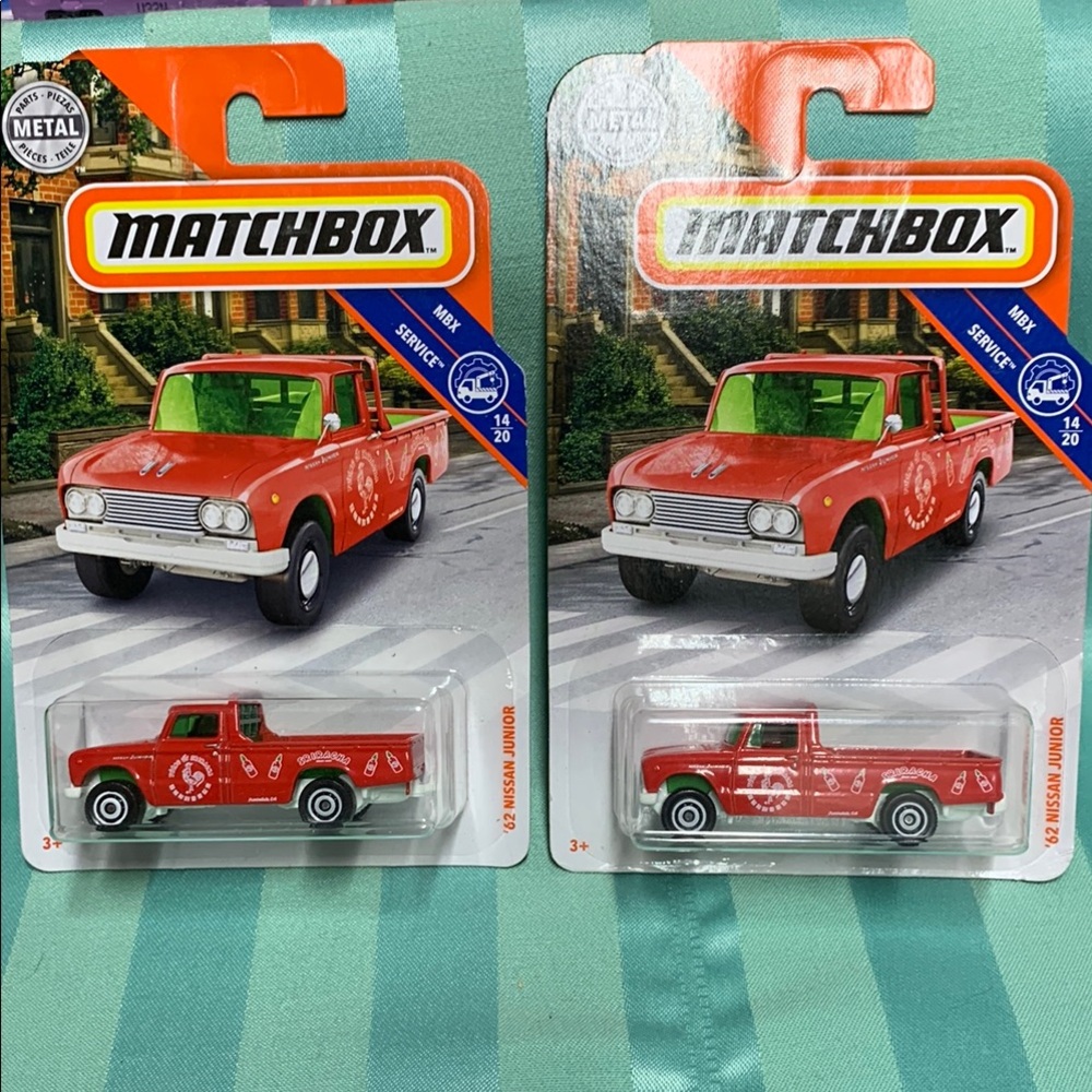 Matchbox Red '62 Nissan Junior Toy Truck